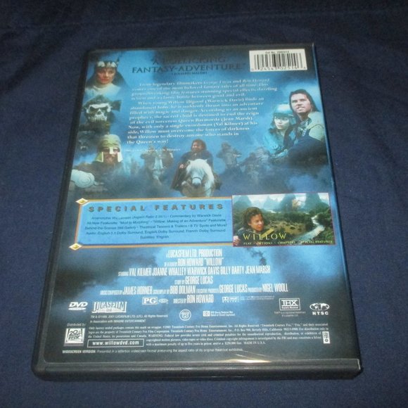 Willow (DVD, 2001, Special Edition Canadian Version, Widescreen) - Picture 3 of 3